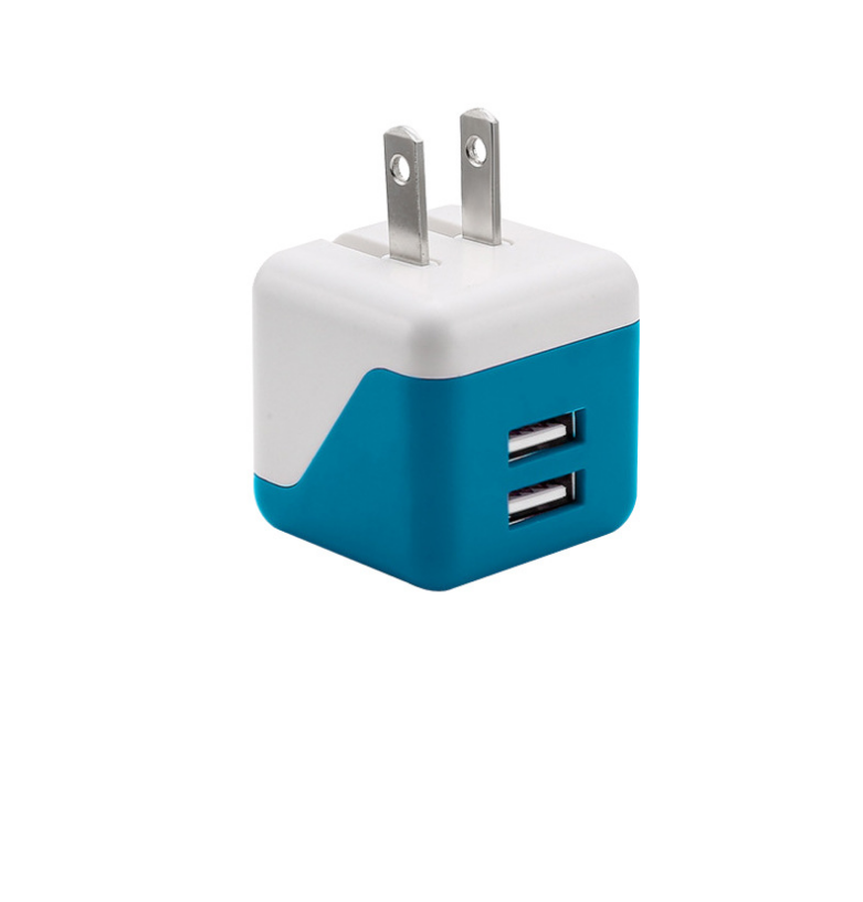 mini  us fold pins dual USB charger
