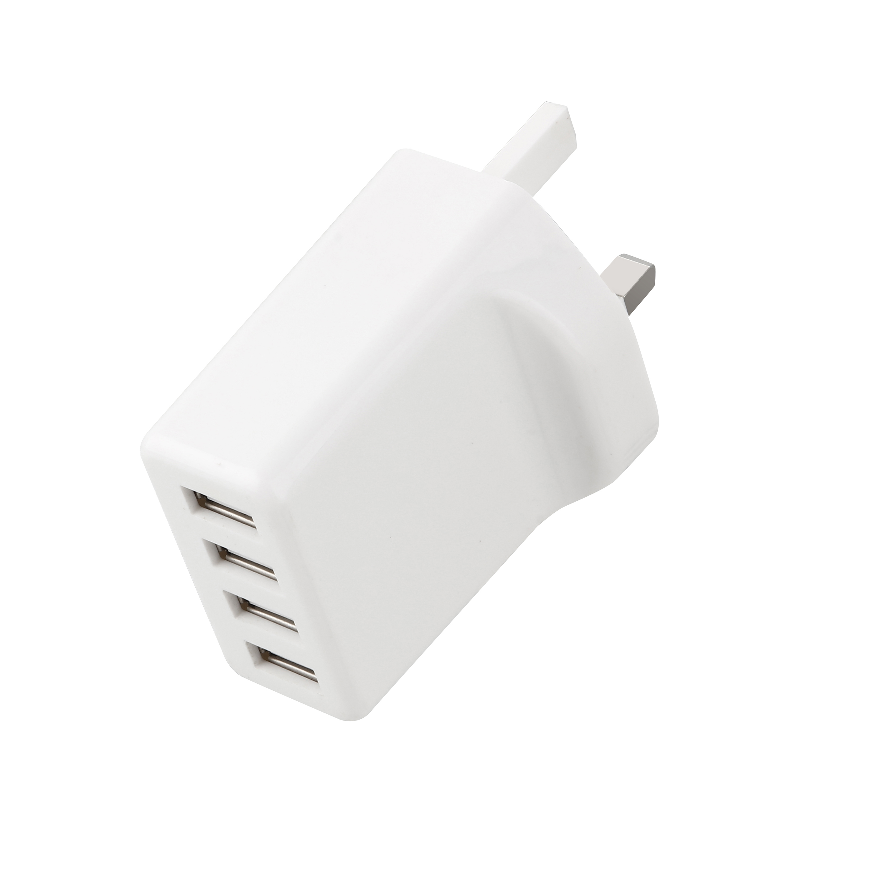4 Ports UK Plug Mains Charger